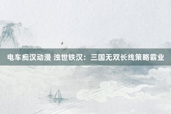 电车痴汉动漫 浊世铁汉：三国无双长线策略霸业