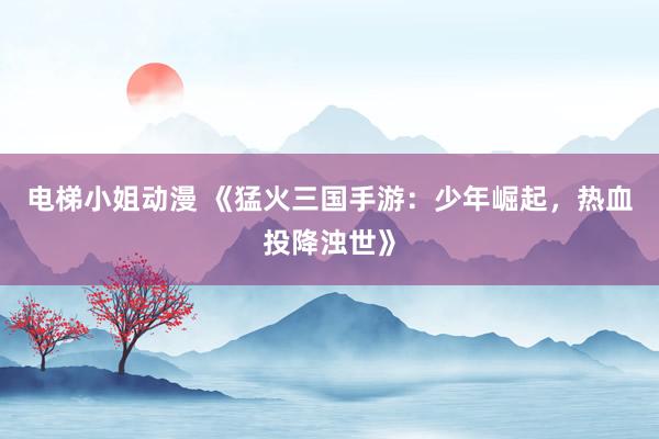 电梯小姐动漫 《猛火三国手游：少年崛起，热血投降浊世》