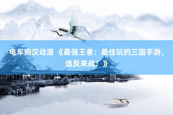 电车痴汉动漫 《最强王者：最佳玩的三国手游，造反来战！》