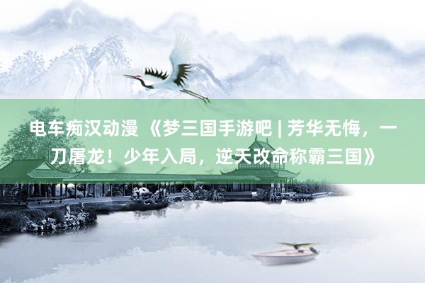 电车痴汉动漫 《梦三国手游吧 | 芳华无悔，一刀屠龙！少年入局，逆天改命称霸三国》